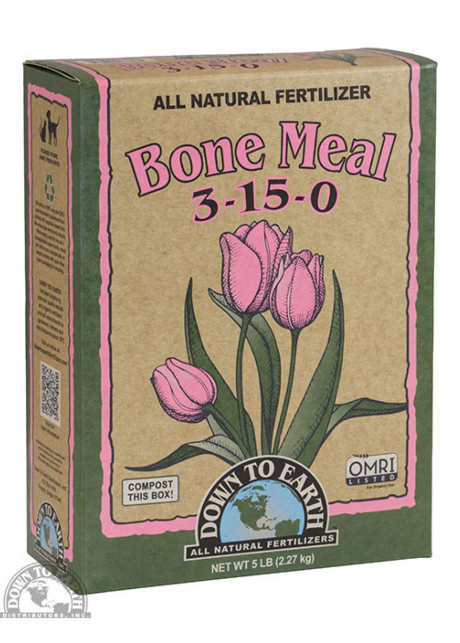 Bone Meal 3-15-0 Fertilizer, 5lb 1 Bone Meal 3-15-0 Fertilizer, 5lb