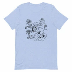 Sow Exotic Summer Beach Party T-Shirt *Summer 2021* (FRONT ONLY) -Garden Supplies Sales 2024 unisex premium t shirt heather blue front 60c76f3446e79